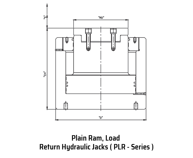 Plain Ram, Load Return Hydraulic Jacks ( PLR - Series )