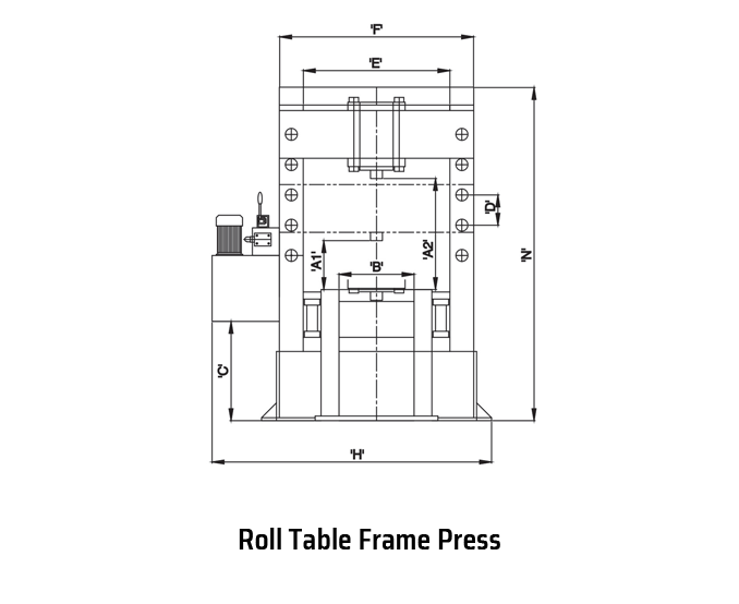 Roll Table Frame Press